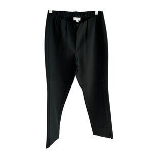 J.Jill Womens XS Petite Ponte Slim Leg Pants Black 8a